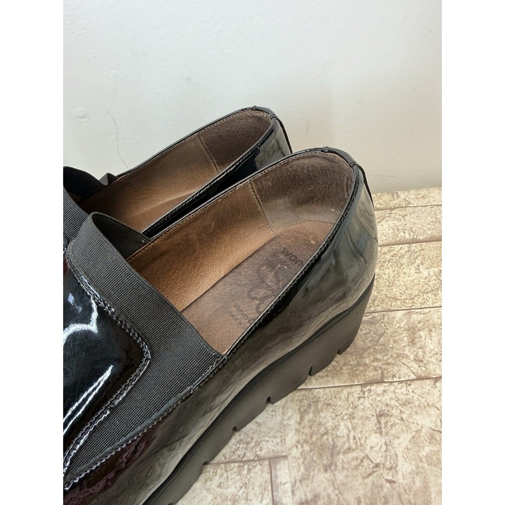 Wondersfly Patent Leather Tassel Platform Wedge Memory Gel Loafers EU 42 US 11 - Picture 4 of 16